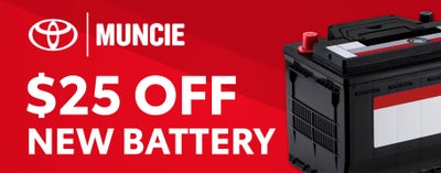 $25 Off New Battery